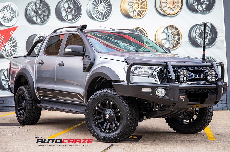 FORD RANGER MONSTER XD MATTE BLACK